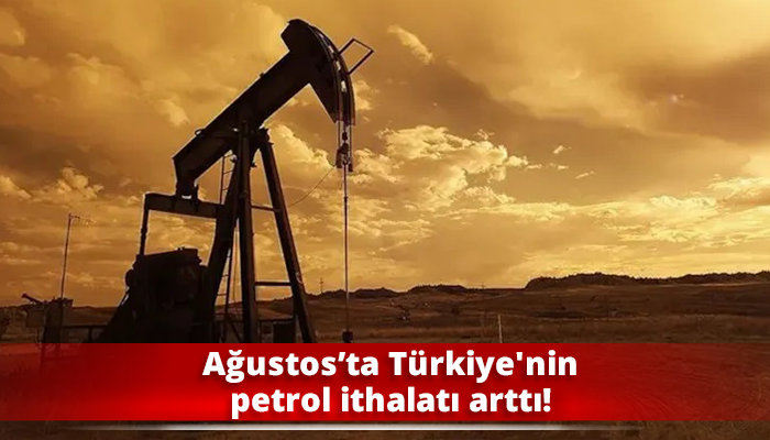 Ağustos’ta Türkiye'nin petrol ithalatı arttı!