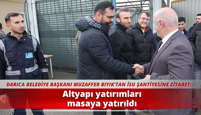 Altyapı yatırımları masaya yatırıldı