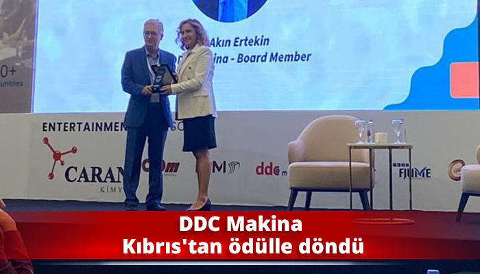 DDC Makina Kıbrıs’tan ödülle döndü