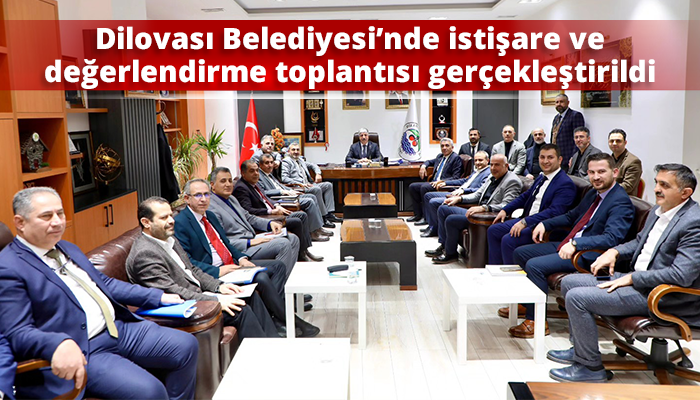 Dilovası Belediyesi’nde istişare ve değerlendirme toplantısı gerçekleştirildi