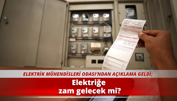 Elektriğe zam gelecek mi?