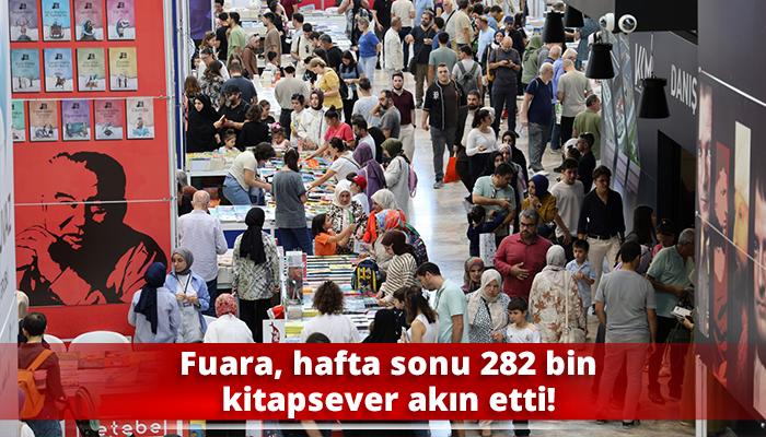 Fuara, hafta sonu 282 bin kitapsever akın etti!