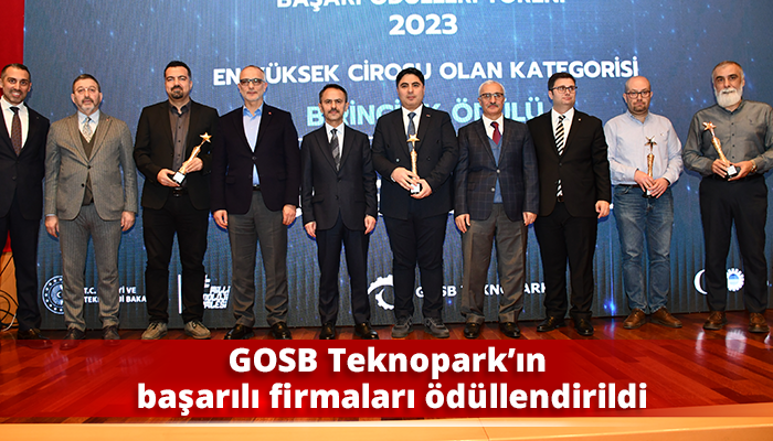 GOSB Teknopark’ın başarılı firmaları ödüllendirildi