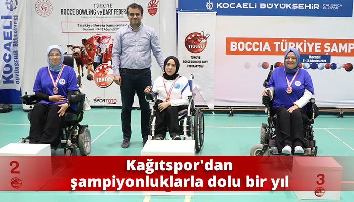 Kağıtspor’dan şampiyonluklarla dolu bir yıl