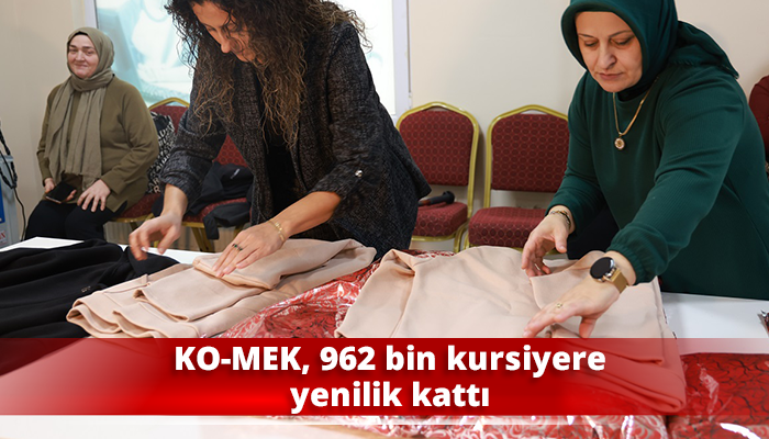 KO-MEK, 962 bin kursiyere yenilik kattı