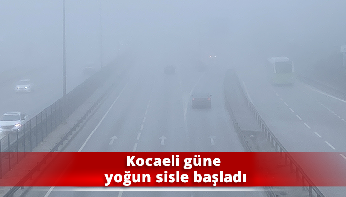 Kocaeli güne yoğun sisle başladı