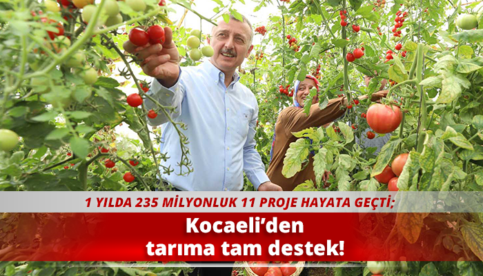 Kocaeli’den tarıma tam destek!