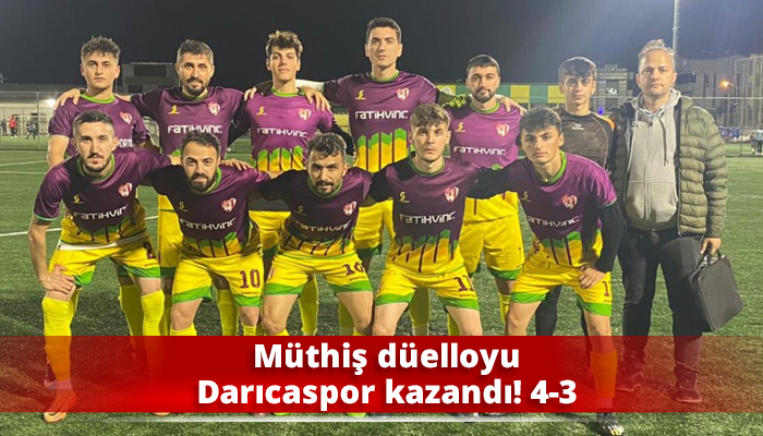 Müthiş düelloyu Darıcaspor kazandı! 4-3