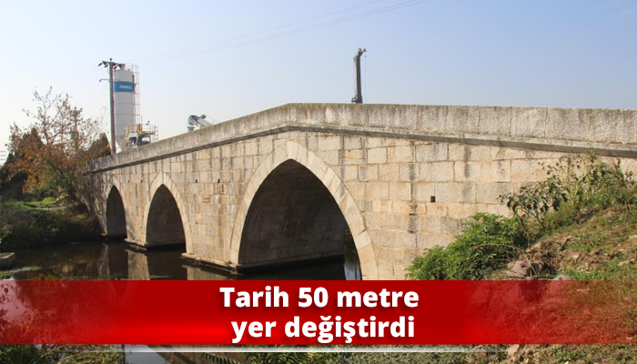 Tarih 50 metre yer değiştirdi